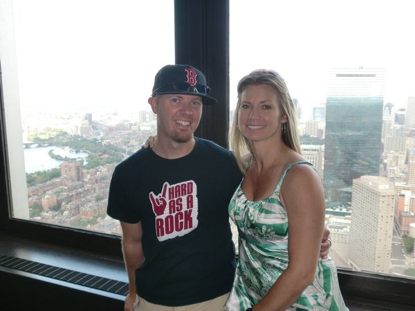 on top of the prudential tower