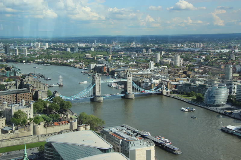 Tower Bridge - view from the London Sky Garden