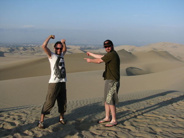 nate and josh ion the desert