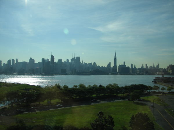 New york skyline from New Jersey