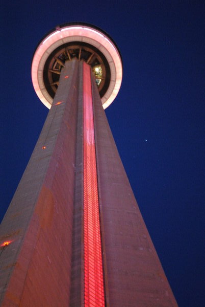 CN Tower at night