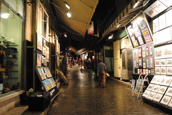 The Art street in the walled old town