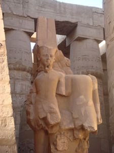 Statues in Karnak Temple