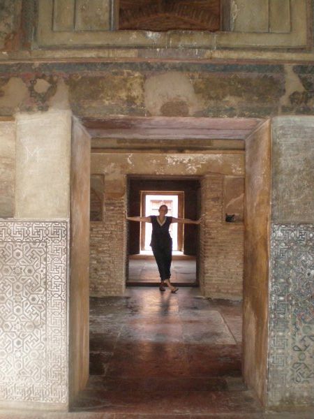 The corridors of Agra Fort