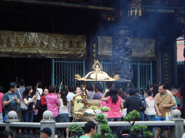 Inside Longshan Temple