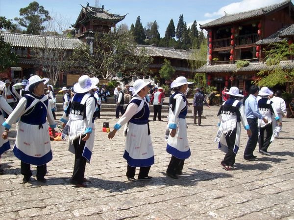 Traditional Dancing by Naxi Women