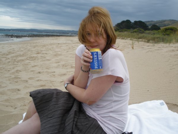 Appollo Bay: Tinnie on the Beach