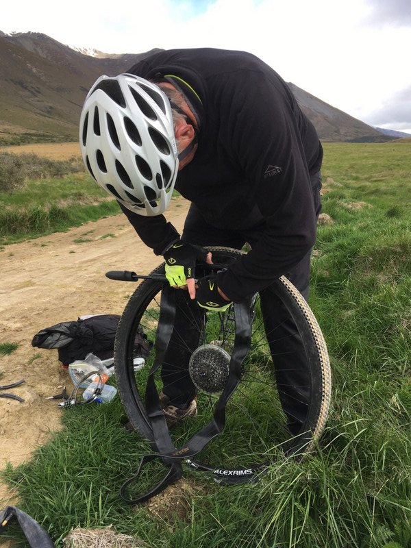 A puncture to fix