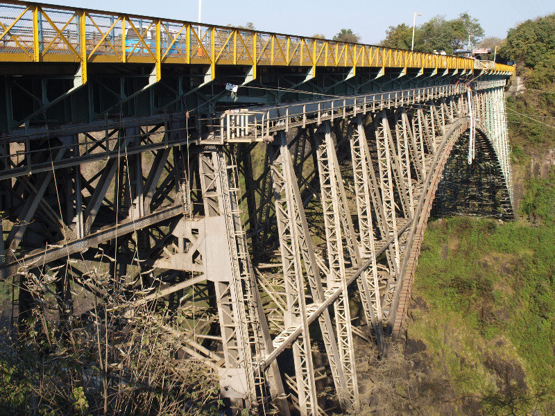 Bridge connecting Zambia to Zimbabwe