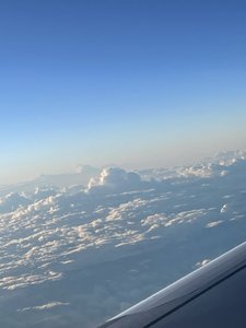I love clouds from the airplane