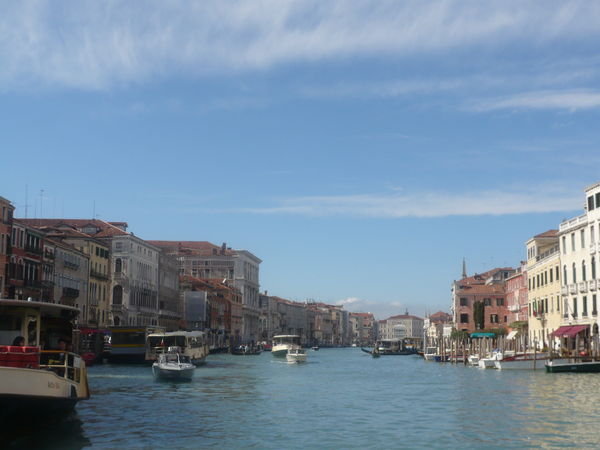 Cruising down the Grand Canal