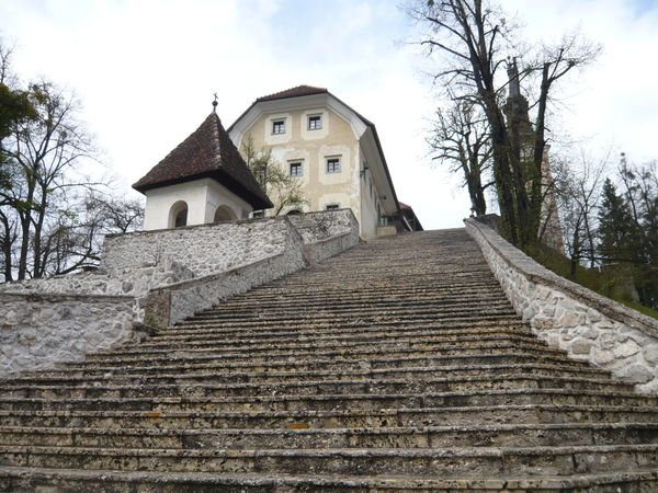 98 steps to the church