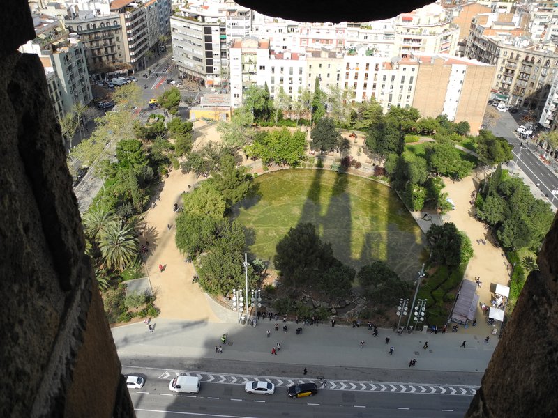 Shadow of Sagrada Familia