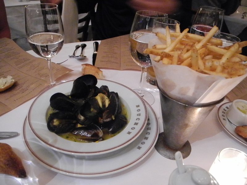 Truffle Fries and Mussels