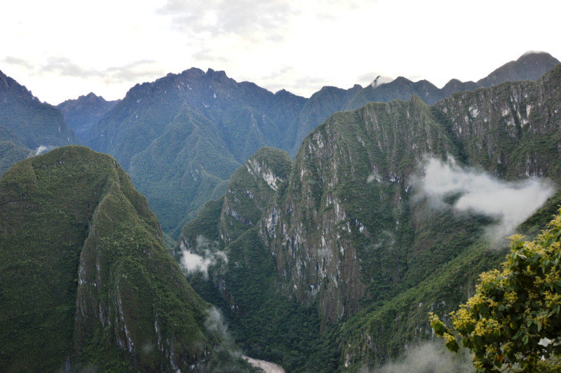 Heading up to Machu Picchu