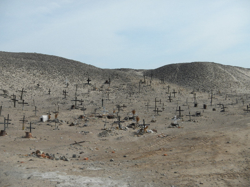 Cemetery for those who can't pay the tax to bury in Nazca