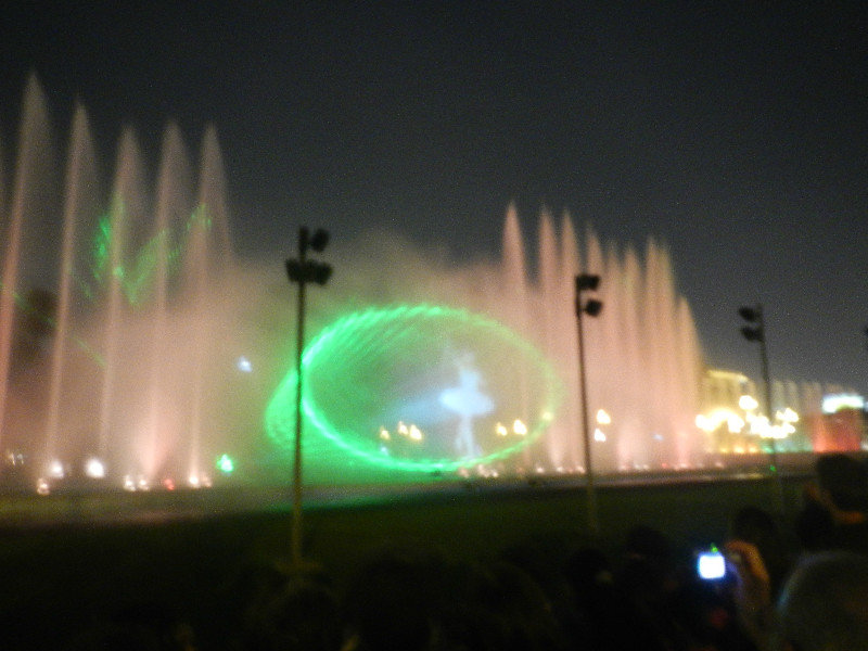 Water and Laser Show