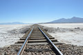 Railroad Tracks Through the Desert