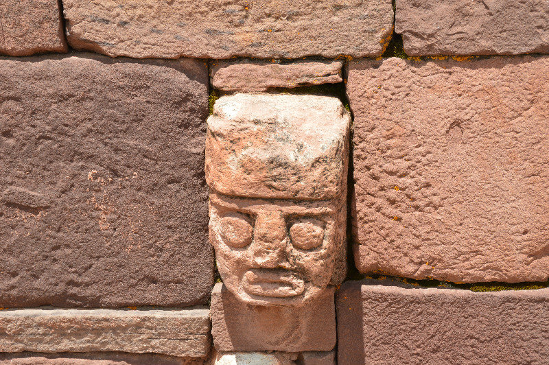 Carved Face at Tiwanaku