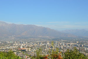Santiago in the Shadow of the Andes