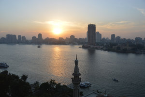 Sunset over the Nile