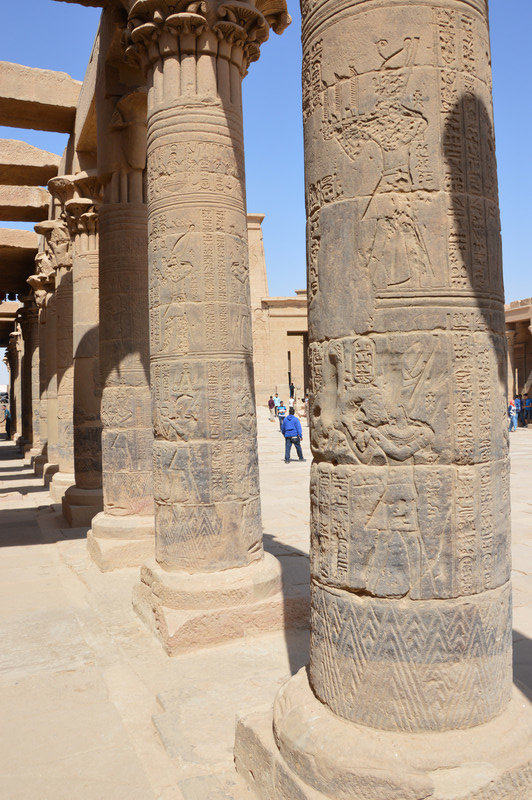 Beautiful Carvings on the Columns