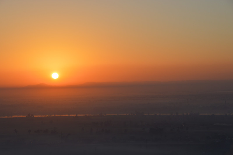 Sunrise over Luxor