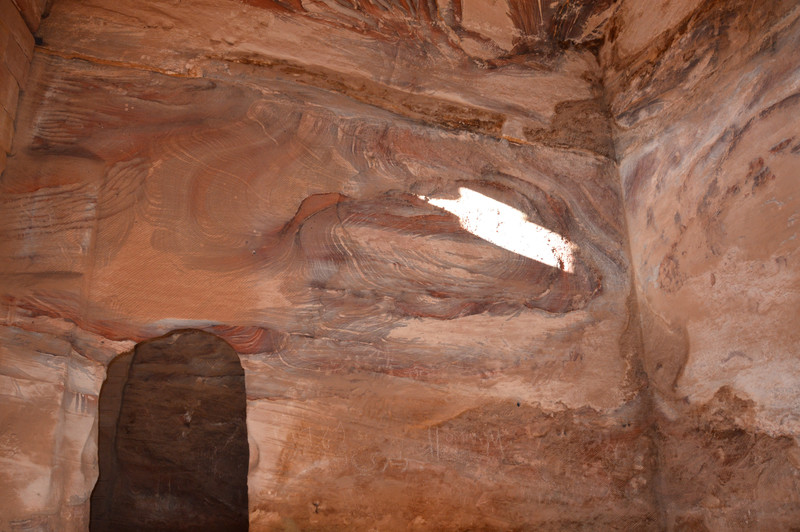 Inside on of the Tombs