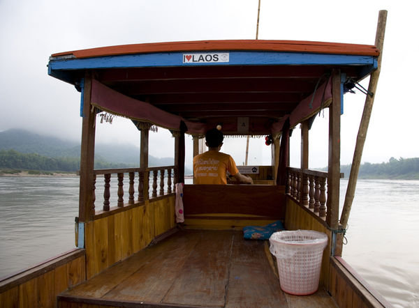 Longboat cruise along the Mekong River