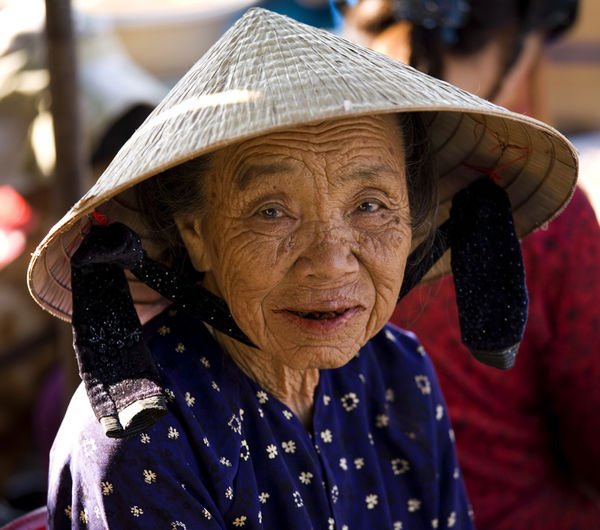 Old Woman in Hoi An Fish Market
