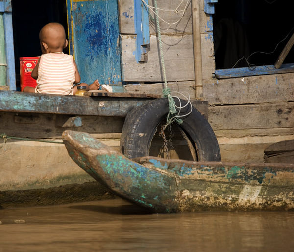 Life in floating villages on Tonle Sap Lake