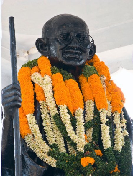 Gandhi in Pondicherry