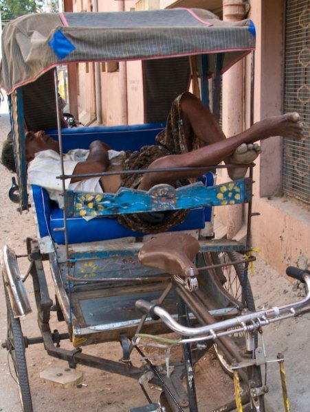 Rickshaw at rest