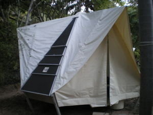 Our tent accommodation