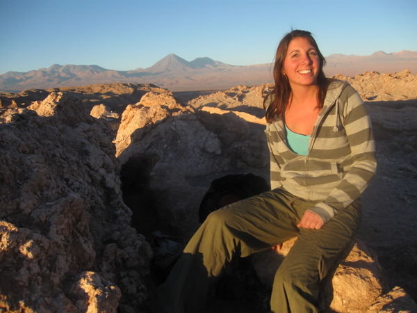 At the "Valle de la luna" (Moon Valley) for sunset
