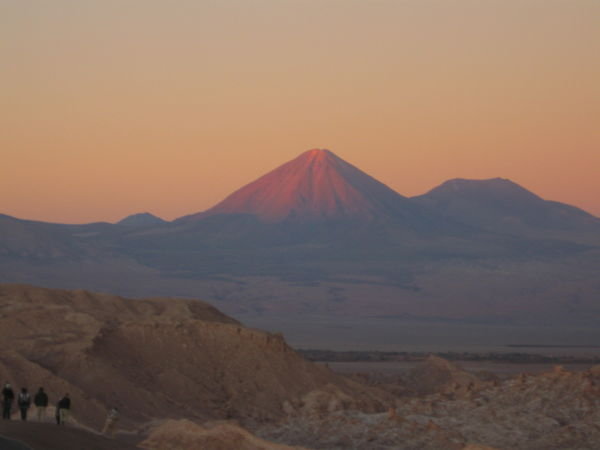 The half Chilean, half Bolivian volcano