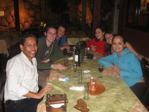 La Comba Restaurant - Richard, Max, Max, Marta, me & Mariane
