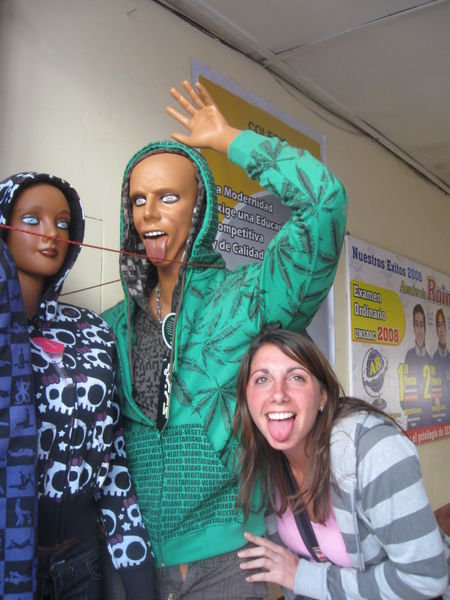 Funny mannequins in Cusco