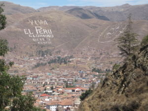View of Peru from Saqsaywaman