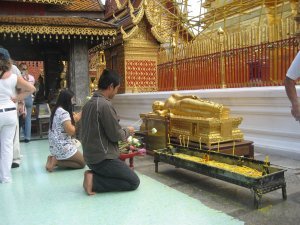 Prayers at Doi Suthep