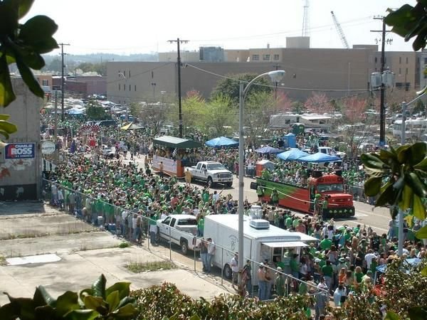 View of the parade from a tree