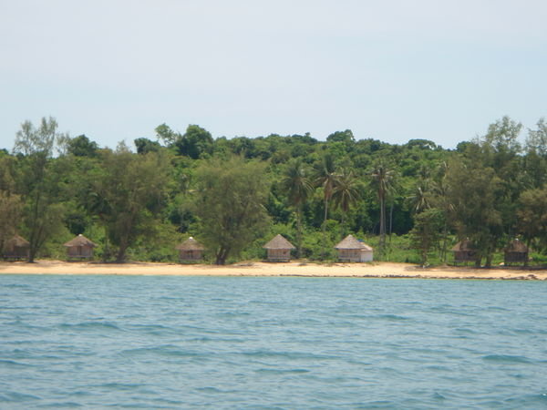 Huts on Bamboo Island