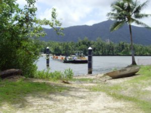 Ferry crossing to The Daintree