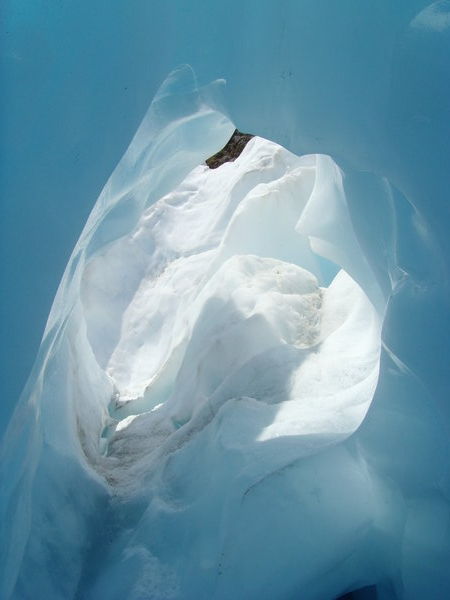 An ice cave