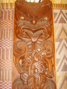 Marae carving