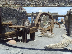 Remains of the old sulphur works