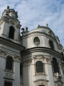Front of Baroque Church