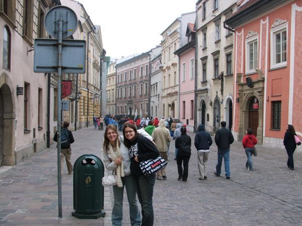 Coreen and Kim in Krakow