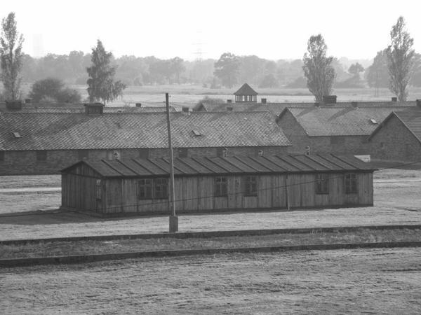 The original barracks at Birkenau