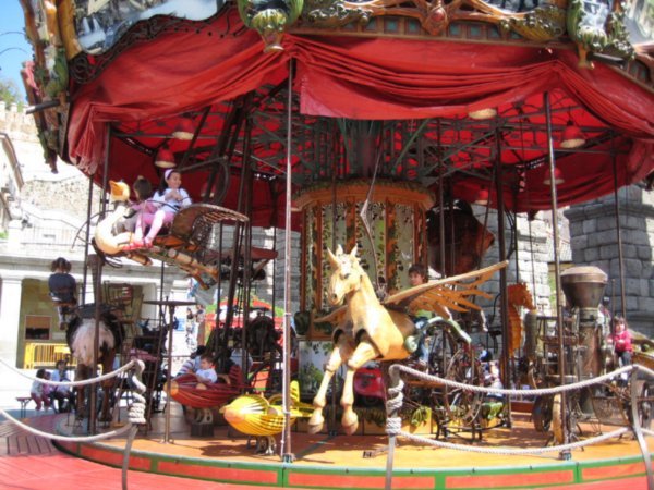 Antique Toy Merry Go-round